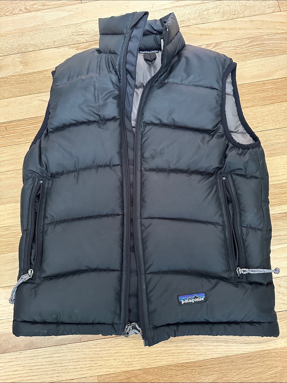 Patagonia Black Quilted Down Puffer Vest